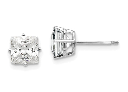14k White Gold Earrings Style XE62WCZ - Classique Jewelry Inc.