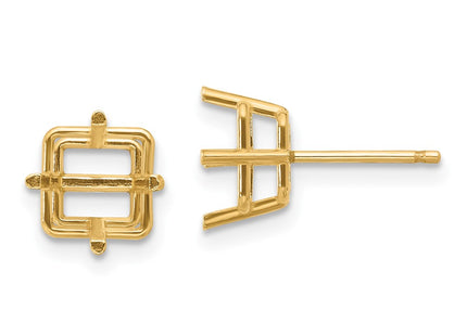 14k Yellow Gold Earrings Style XE63 - Classique Jewelry Inc.