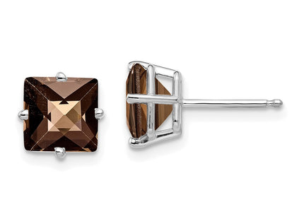 14k White Gold Earrings Style XE63WCQ - Classique Jewelry Inc.