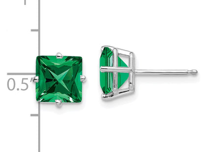 14k White Gold Earrings Style XE63WMS - Classique Jewelry Inc.