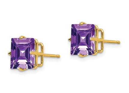 14k Yellow Gold Earrings Style XE64AM - Classique Jewelry Inc.