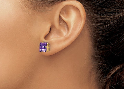 14k Yellow Gold Earrings Style XE64AM - Classique Jewelry Inc.