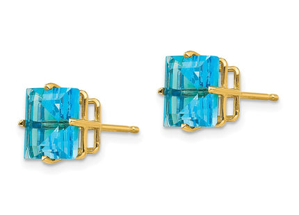 14k Yellow Gold Earrings Style XE64BT - Classique Jewelry Inc.