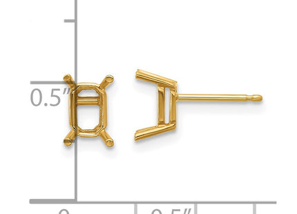 14k Yellow Gold Earrings Style XE65 - Classique Jewelry Inc.