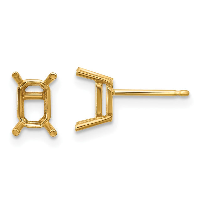 14k Yellow Gold Earrings Style XE65 - Classique Jewelry Inc.