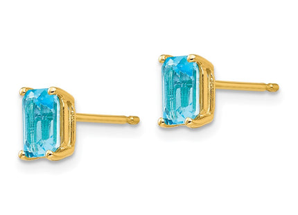 14k Yellow Gold Earrings Style XE65BT - Classique Jewelry Inc.
