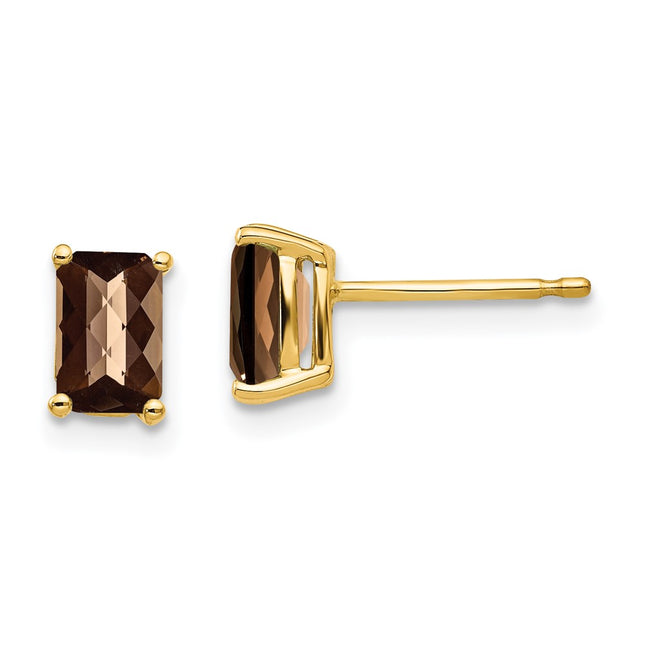 14k Yellow Gold Earrings Style XE65CQ - Classique Jewelry Inc.