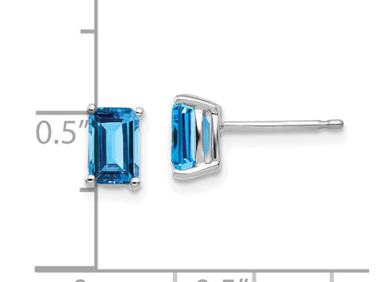 14k White Gold Earrings Style XE65W - Classique Jewelry Inc.