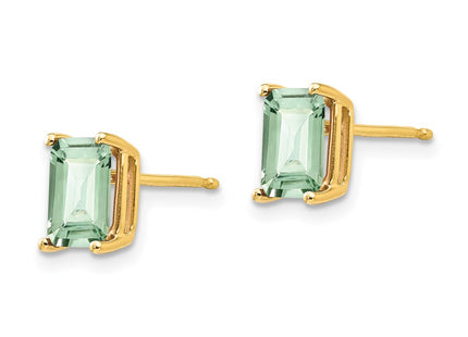 14k Yellow Gold Earrings Style XE66AG - Classique Jewelry Inc.