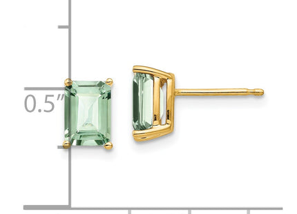 14k Yellow Gold Earrings Style XE66AG - Classique Jewelry Inc.