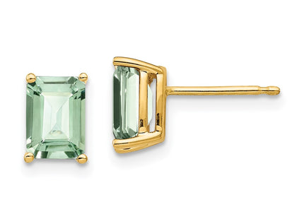 14k Yellow Gold Earrings Style XE66AG - Classique Jewelry Inc.