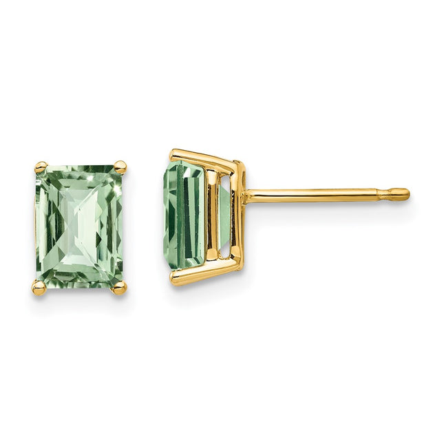 14k Yellow Gold Earrings Style XE66CG - Classique Jewelry Inc.
