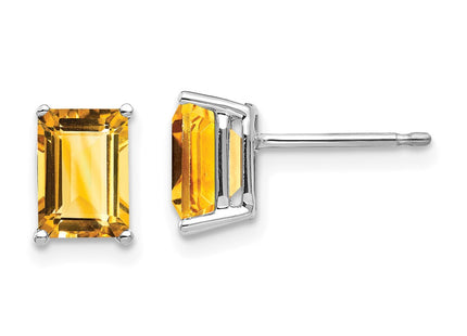 14k White Gold Earrings Style XE66WCI - Classique Jewelry Inc.