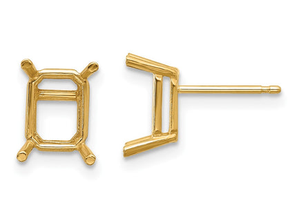 14k Yellow Gold Earrings Style XE67 - Classique Jewelry Inc.