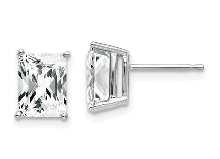 14k White Gold Earrings Style XE67WCZ - Classique Jewelry Inc.