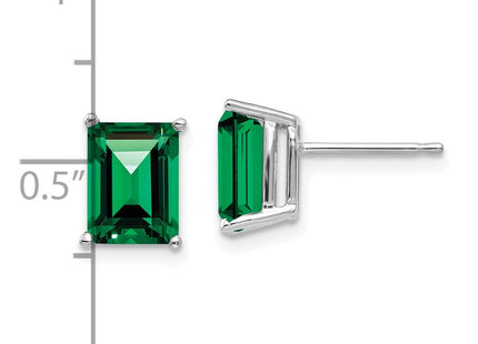 14k White Gold Earrings Style XE67WMS - Classique Jewelry Inc.