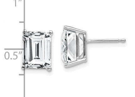 14k White Gold Earrings Style XE68WCZ - Classique Jewelry Inc.