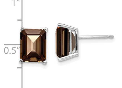 14k White Gold Earrings Style XE68WSQ - Classique Jewelry Inc.