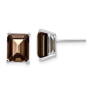 14k White Gold Earrings Style XE68WSQ - Classique Jewelry Inc.