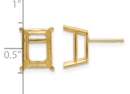 14k Yellow Gold Earrings Style XE69 - Classique Jewelry Inc.