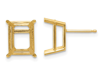 14k Yellow Gold Earrings Style XE69 - Classique Jewelry Inc.