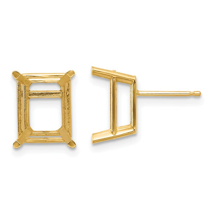 14k Yellow Gold Earrings Style XE69 - Classique Jewelry Inc.