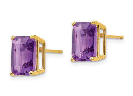 14k Yellow Gold Earrings Style XE69AM - Classique Jewelry Inc.