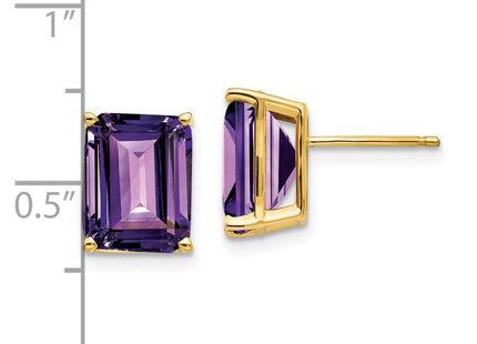 14k Yellow Gold Earrings Style XE69AM - Classique Jewelry Inc.