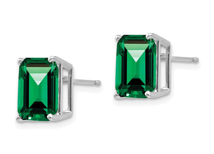 14k White Gold Earrings Style XE69WMS - Classique Jewelry Inc.