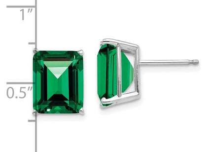 14k White Gold Earrings Style XE69WMS - Classique Jewelry Inc.