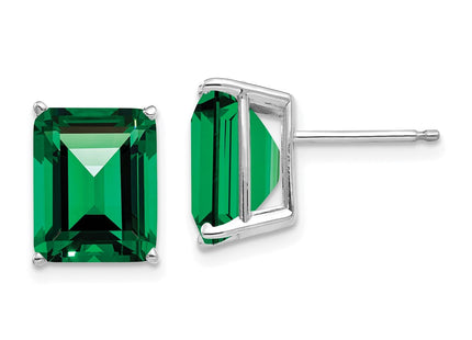 14k White Gold Earrings Style XE69WMS - Classique Jewelry Inc.