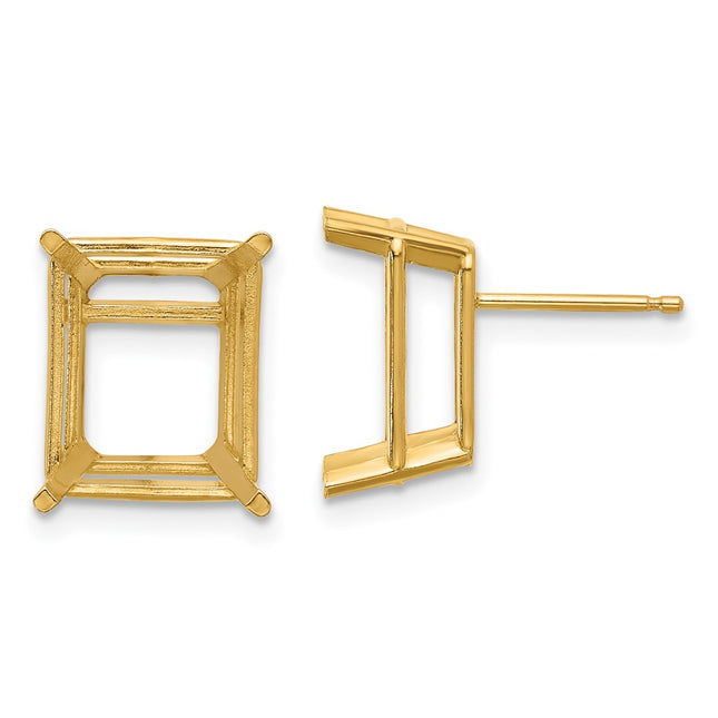 14k Yellow Gold Earrings Style XE70 - Classique Jewelry Inc.
