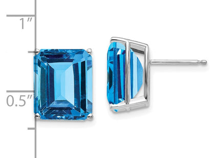 14k White Gold Earrings Style XE70W - Classique Jewelry Inc.