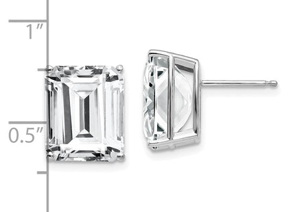 14k White Gold Earrings Style XE70WCZ - Classique Jewelry Inc.