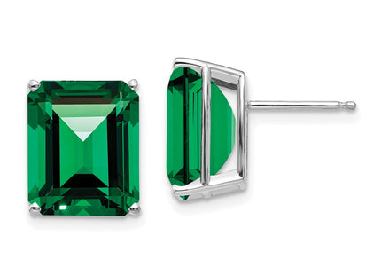 14k White Gold Earrings Style XE70WMS - Classique Jewelry Inc.