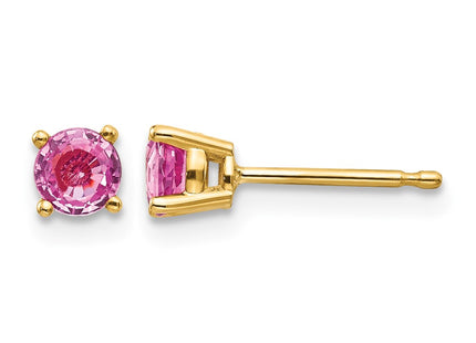 14K gold sapphire earrings