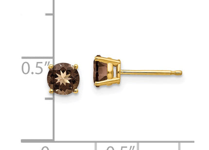 14K gold sapphire earrings, further view