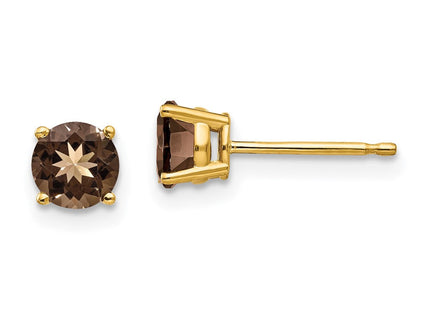 14K gold sapphire earrings