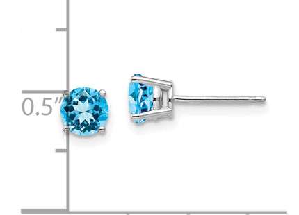 14k White Gold Earrings Style XE72W - Classique Jewelry Inc.