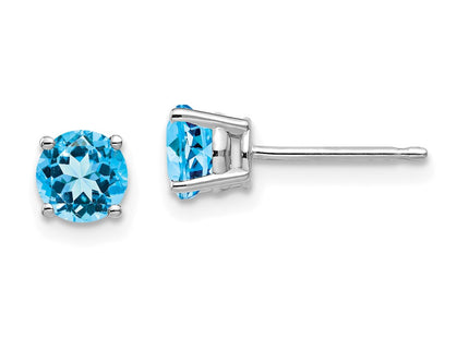 14k White Gold Earrings Style XE72W - Classique Jewelry Inc.