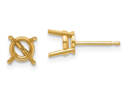 14k Yellow Gold Earrings Style XE73 - Classique Jewelry Inc.