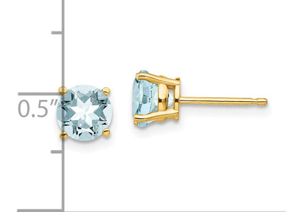 14k Yellow Gold Earrings Style XE73AQ - Classique Jewelry Inc.