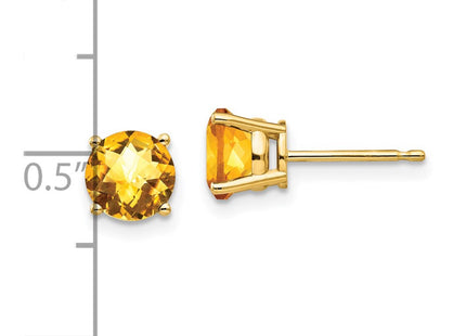 14k Yellow Gold Earrings Style XE73CC - Classique Jewelry Inc.