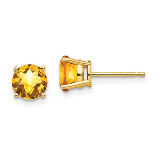 14k Yellow Gold Earrings Style XE73CC - Classique Jewelry Inc.