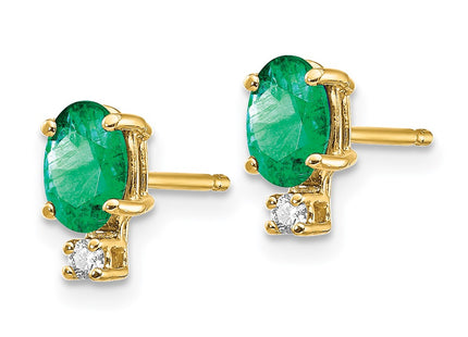 14k Yellow Gold Earrings Style XE754E - Classique Jewelry Inc.
