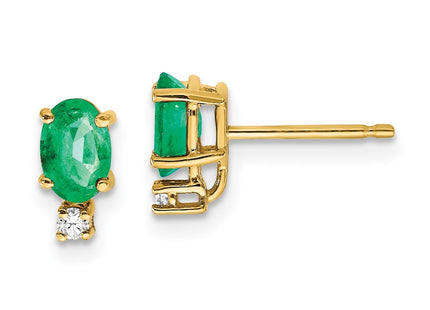 14k Yellow Gold Earrings Style XE754E - Classique Jewelry Inc.