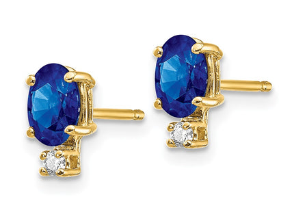 14k Yellow Gold Earrings Style XE754S - Classique Jewelry Inc.