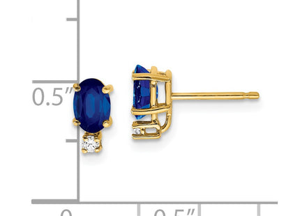 14k Yellow Gold Earrings Style XE754S - Classique Jewelry Inc.