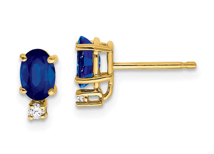 14k Yellow Gold Earrings Style XE754S - Classique Jewelry Inc.