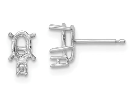 14k White Gold Earrings Style XE755 - Classique Jewelry Inc.